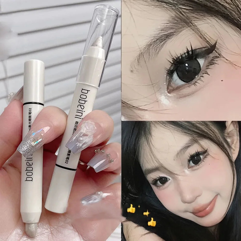Highlighter,Brightening,Silkworm Pen,Pearlescent,Matte,Burst Eyeshadow Pencil,Makeup,Eye Makeup,Long-lasting Pearlescent Stick