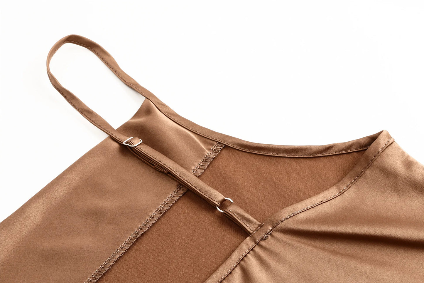 White Basic Women Silk-Like Satin Tops Vest Summer Sexy Camis Tank For Ladies Strappy Camisole Top Shirts Grunge Femme Clothes
