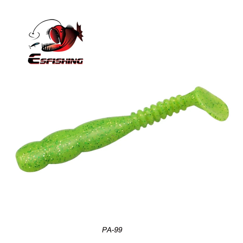 KESFISHING Fishing Lures Rock Shiner 50 95 115mm Pesca Artificial Soft Silicone Bass Baits Quality Smell and Salts T Tail Shad