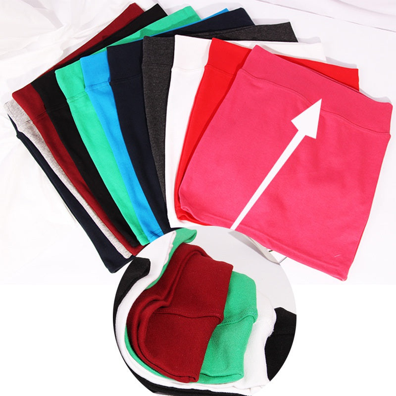 Women Skirts High Waist Versatile Elastic Elastic Waist Korean Solid Color Hip Wrapped Dress