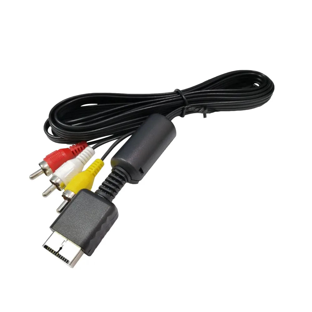Audio Video AV Cable Game Composite 3 RCA Copper Wire PS2RGB PS2AV Multi For Sony Playstation1 2 3 PS1 PS2 PS3 Console