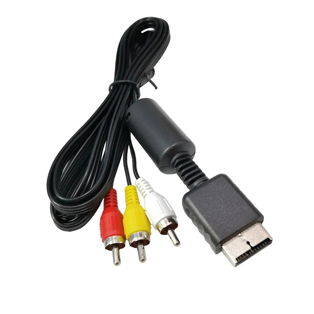 Audio Video AV Cable Game Composite 3 RCA Copper Wire PS2RGB PS2AV Multi For Sony Playstation1 2 3 PS1 PS2 PS3 Console