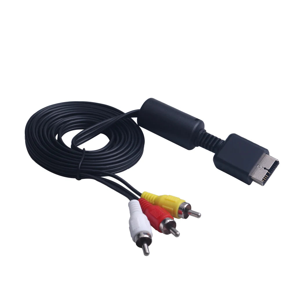 Audio Video AV Cable Game Composite 3 RCA Copper Wire PS2RGB PS2AV Multi For Sony Playstation1 2 3 PS1 PS2 PS3 Console