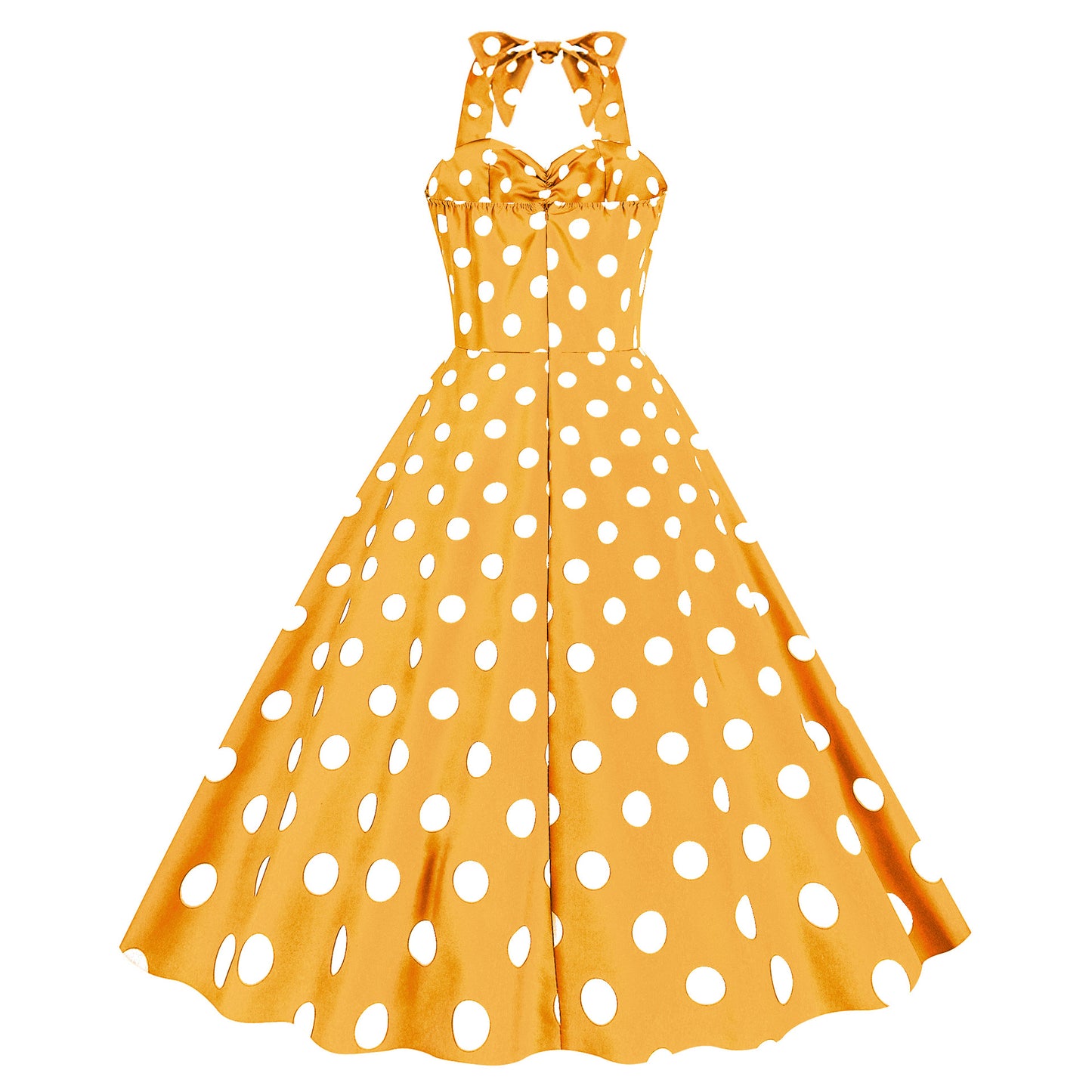 Pink Elegant Fashion Notched Ladies Office Dress 2024 Robe Pinup Polka Dot Print Vintage Sleeveless Summer Dresses for Women
