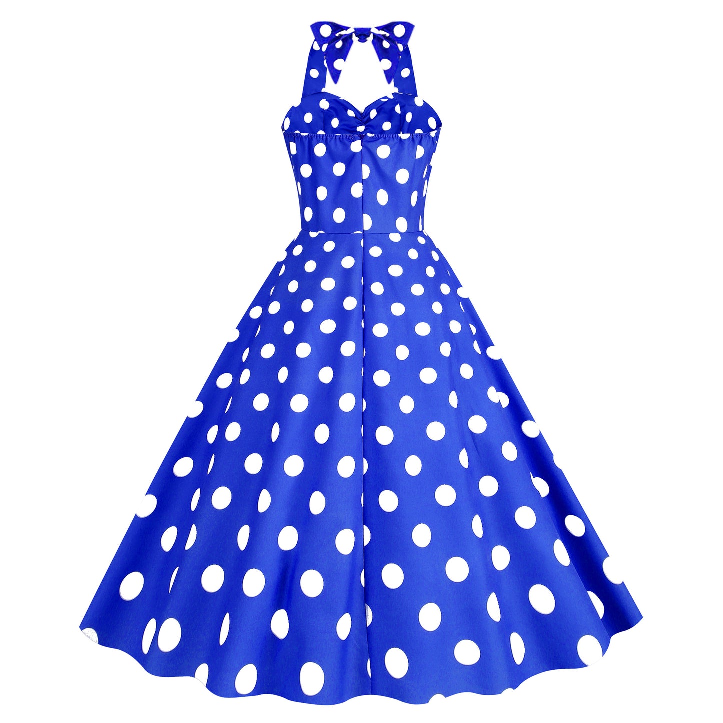 Pink Elegant Fashion Notched Ladies Office Dress 2024 Robe Pinup Polka Dot Print Vintage Sleeveless Summer Dresses for Women