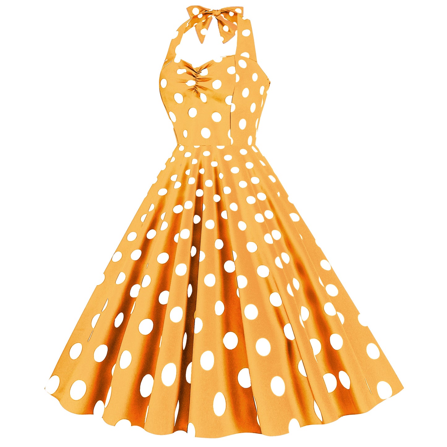 Pink Elegant Fashion Notched Ladies Office Dress 2024 Robe Pinup Polka Dot Print Vintage Sleeveless Summer Dresses for Women
