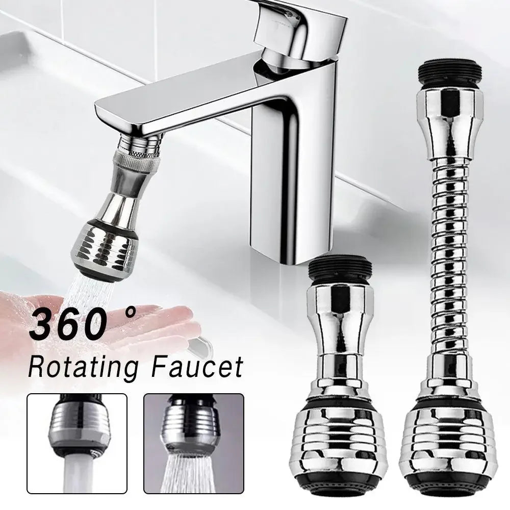 1/2PCS 360 ° Adjustment Kitchen Sink Faucet Extender Filter Spray Dual-mode Water-saving Pressurizer Household Bathroom Tool