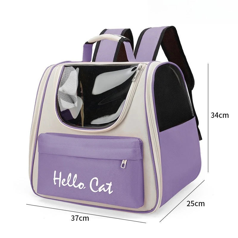 Cat Carrier Bags Windproof Outdoor Travel Backpack for Cat Small Dogs Transport Carrying Bag Cat Backpack Carriers With Cushion