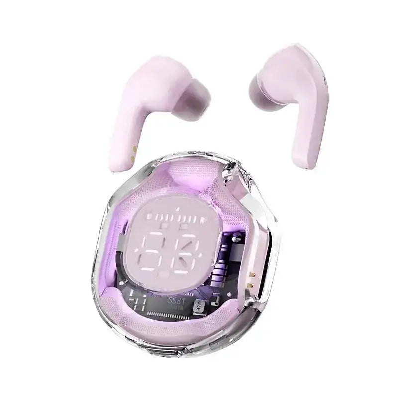 Original T2 TWS Wireless Headphones Bluetooth 5.3 Headset ENC LED Power Digital Display Stereo Sound Earphones for Sport Earbuds