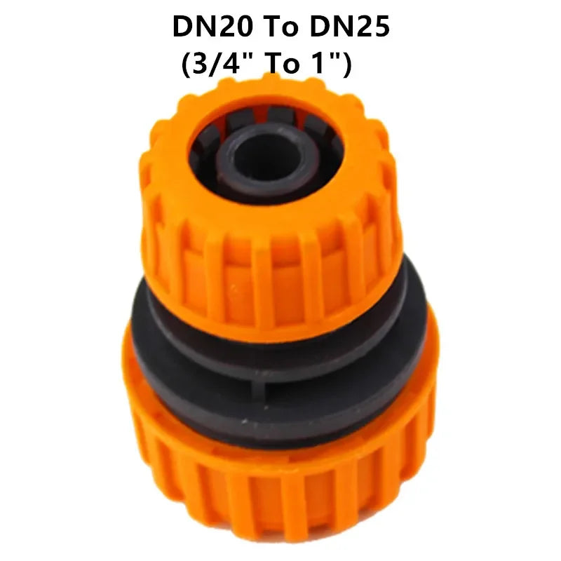 Garden Hose Connector 1/2" 3/4" 1" Inch Pipe Coupler Stop Water Connector 12mm 19mm 25mm Hose bore Repair Joint Irrigation