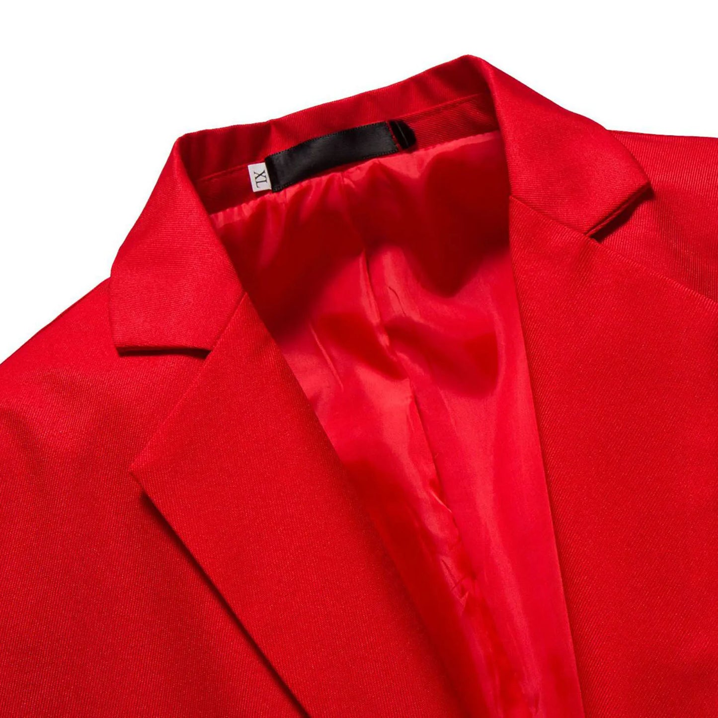 Men Blazer Formal Business Style Slim Fit Single Button Suit Jacket Solid Color Lapel Satin Groom Wedding Banquet Men Suit Coat