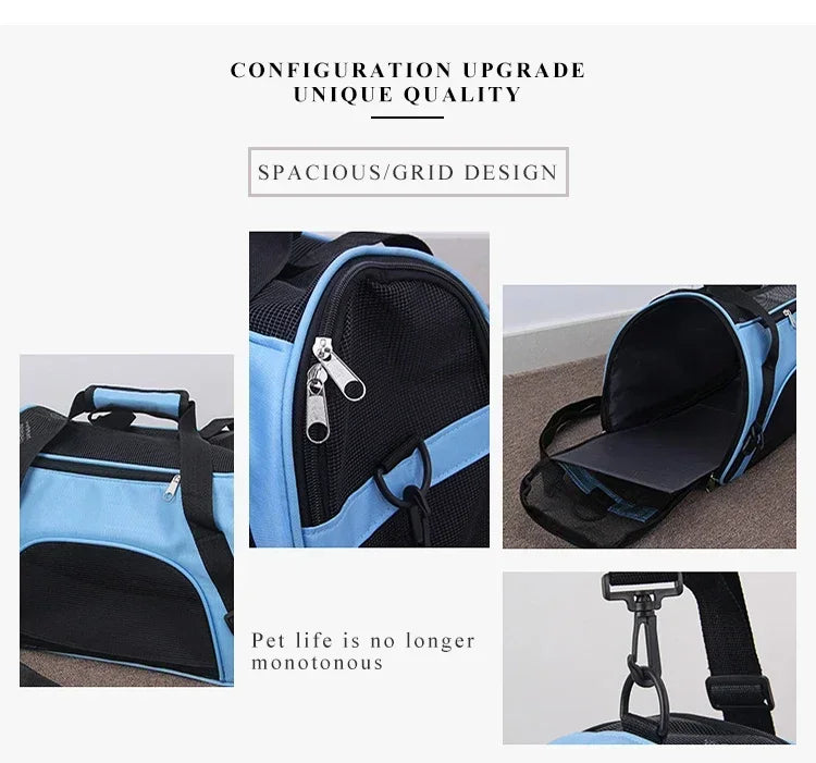 Breathable Out and About Portable Foldable Portable Dog Cat Carrier Bag Pet Puppy Travel Bags Outdoor Tent Carrier Pets Handbag