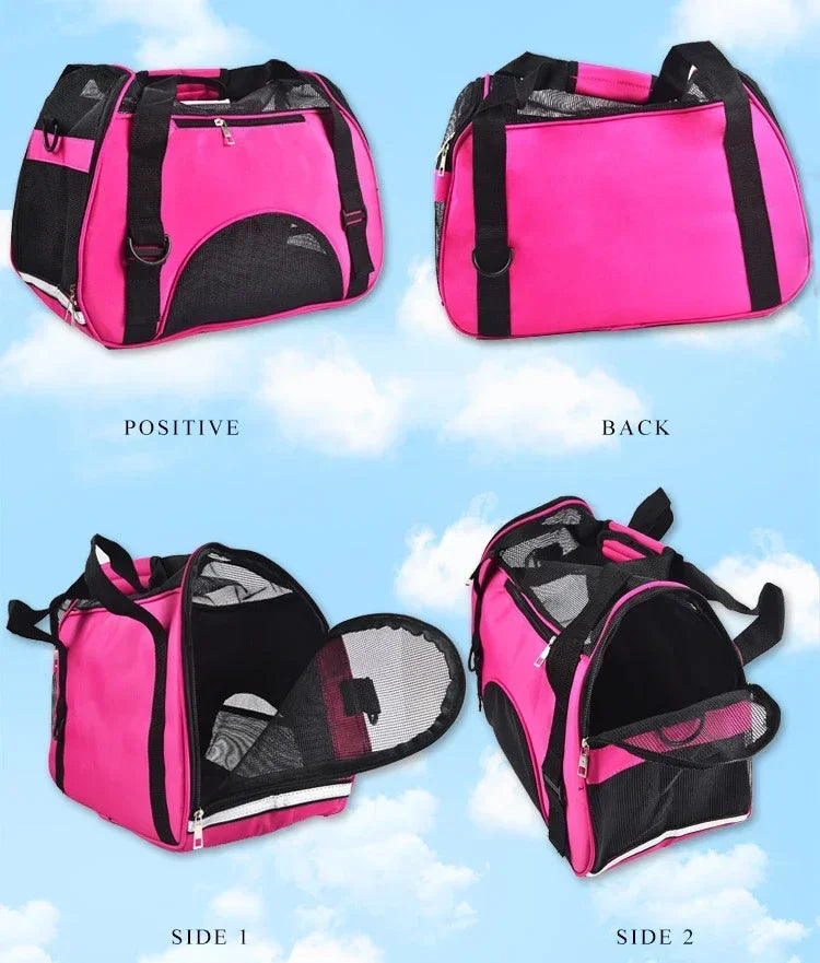 Breathable Out and About Portable Foldable Portable Dog Cat Carrier Bag Pet Puppy Travel Bags Outdoor Tent Carrier Pets Handbag