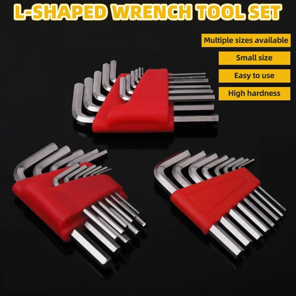 5/8/11 PCS Mini Portable Allen Wrench Metric Wrench Inch Wrench Easy To Carry L Wrench Size Allen Key Short Arm Tool Set
