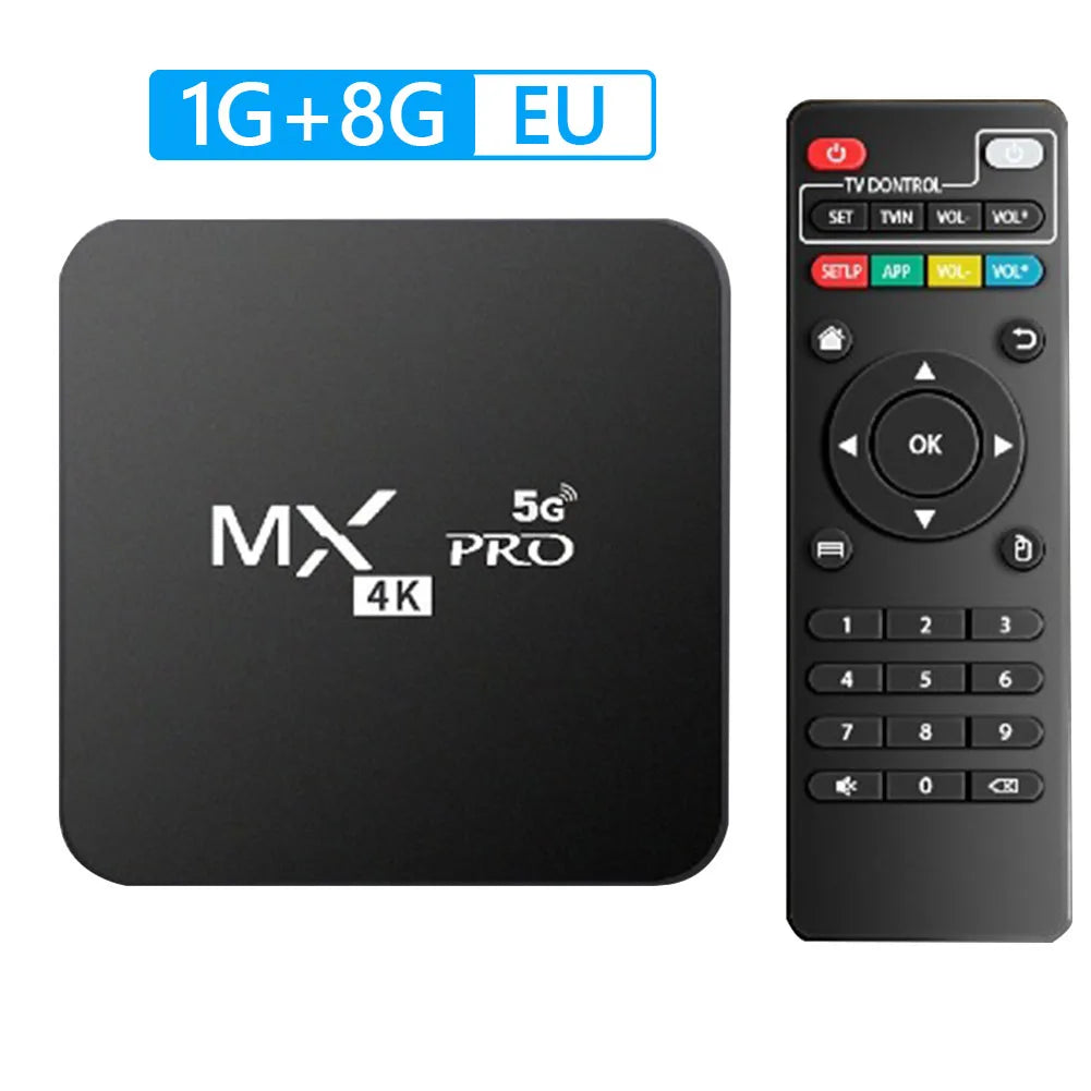 Android 12 Smart TV Box RK3228A Quad Core 2.4G&5G Dual WiF Home Video Player 4K HD Video Media Player RAM 1GB ROM 8GB