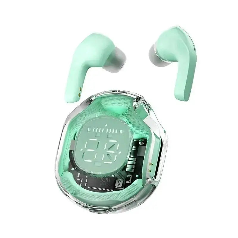 Original T2 TWS Wireless Headphones Bluetooth 5.3 Headset ENC LED Power Digital Display Stereo Sound Earphones for Sport Earbuds