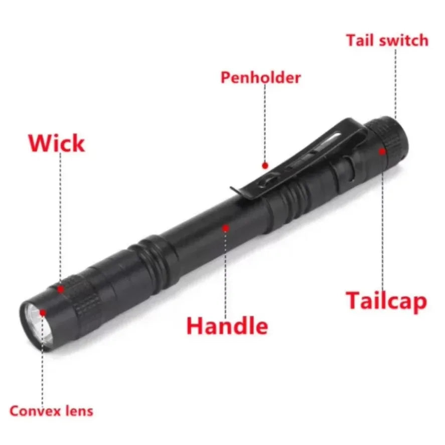 LED Flashlight 1000 lumens Mini Portable Switch Mode LED Flashlight For Daily lighting Dentists Camping Outdoor Lighting