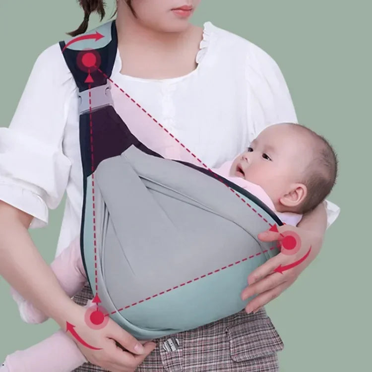Ergonomic Child Carrier Wrap Multifunctional Baby Carrier Ring Sling for Baby Toddler Carrier Accessories Easy Carrying Artifact