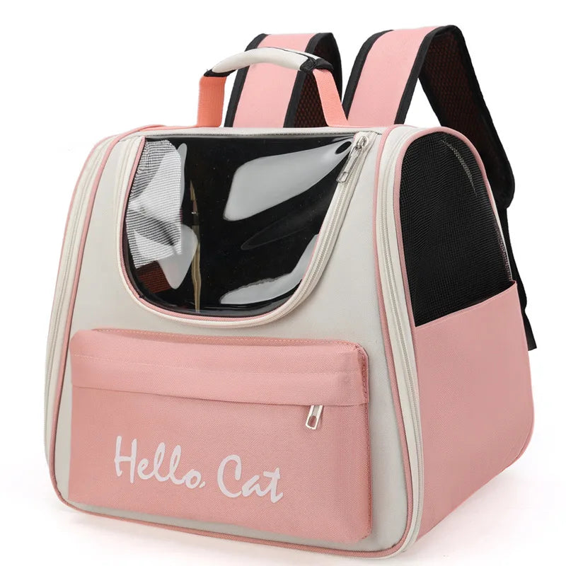 Cat Carrier Bags Windproof Outdoor Travel Backpack for Cat Small Dogs Transport Carrying Bag Cat Backpack Carriers With Cushion