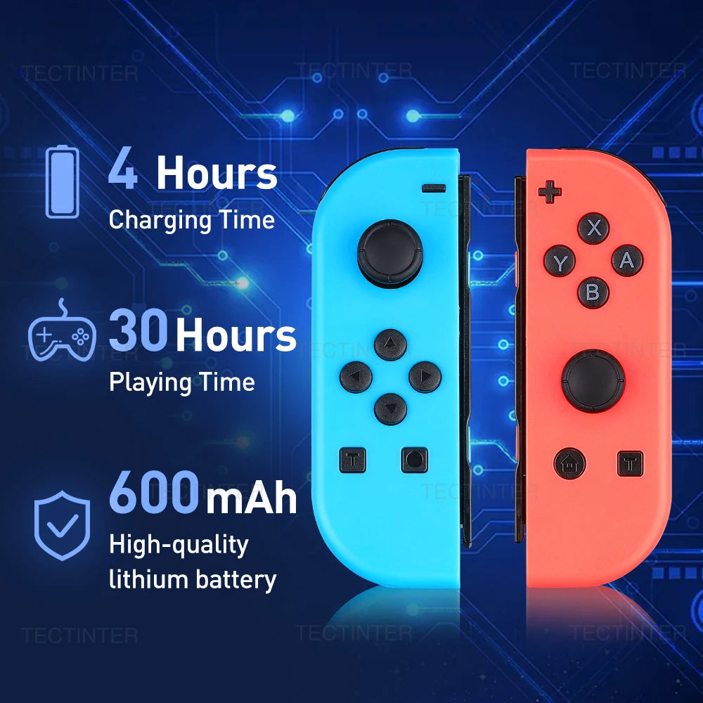 Compatibile con NS Switch/Lite/OLED Controller Joypad Wireless Joystick Gamepad Controle con funzione Wake-up/Screenshot