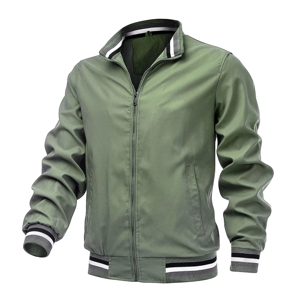 Jackets Men Spring Autumn Fashion New In Outerwears Solid Casual Clothing Windbreaker Coats Aviator Jacket For Men Plus Size 6XL