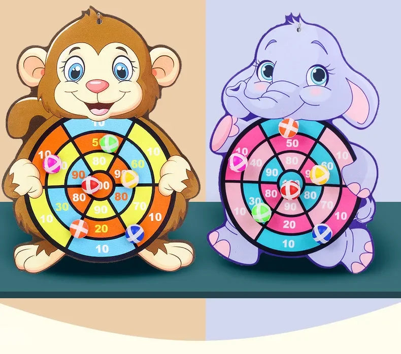 Educational Dart Board Baby Dart Indoor Sports Child Montessori Games for Children 3 to 7 Years