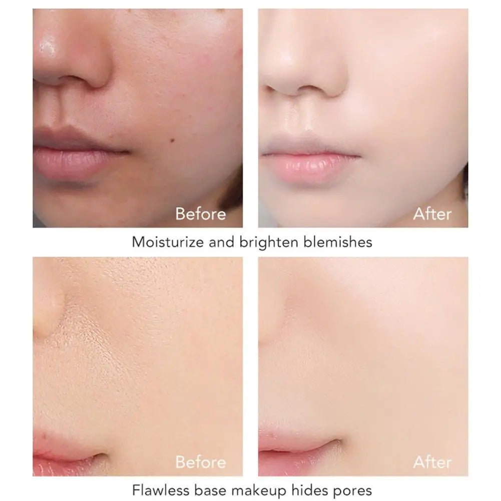 Moist Air Cushion CC Mushroom Head Powder Puff Quick Foundation Cream Makeup Base Makeup Waterproof Cosm Makeup Brightening T2I1