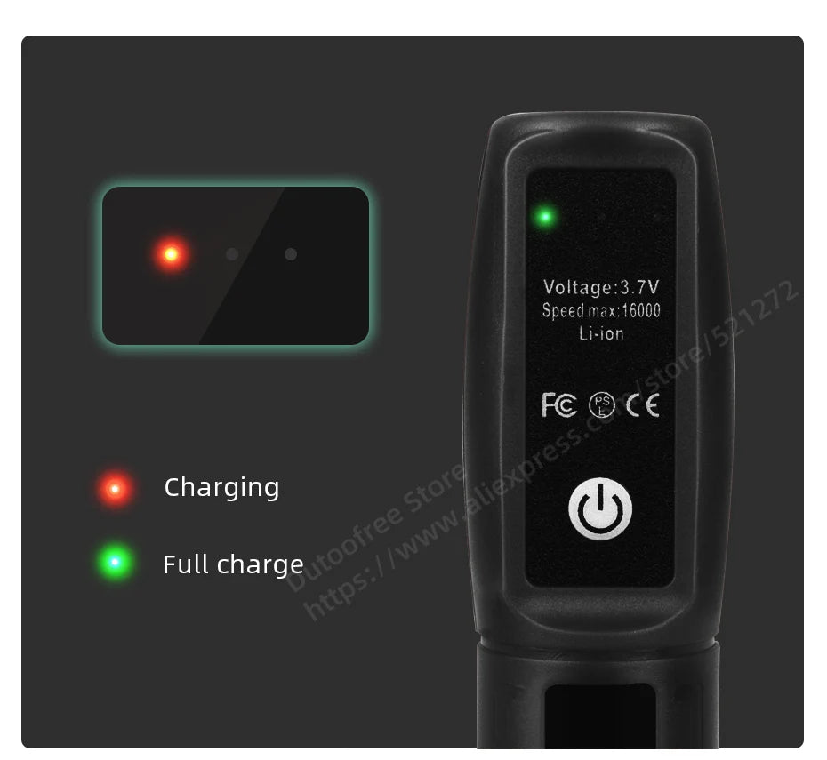 Strumento per incisione USB, utensile Dremel, trapano a batteria, utensile rotante, mini trapano elettrico senza fili, lucidatrice ricaricabile