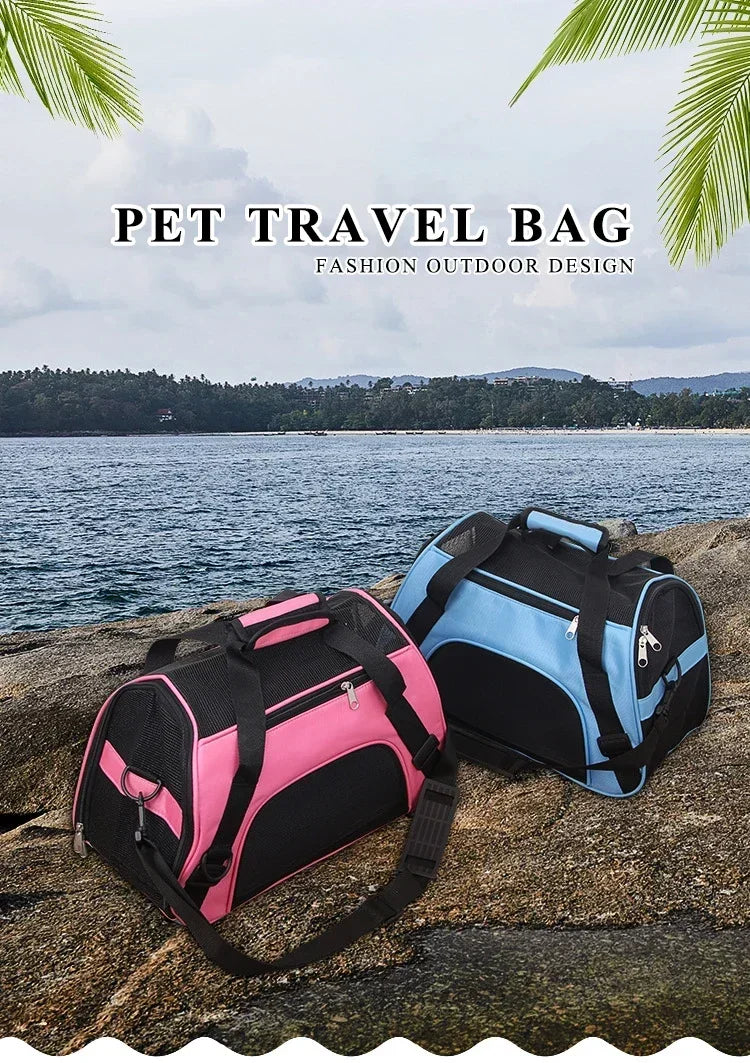 Breathable Out and About Portable Foldable Portable Dog Cat Carrier Bag Pet Puppy Travel Bags Outdoor Tent Carrier Pets Handbag