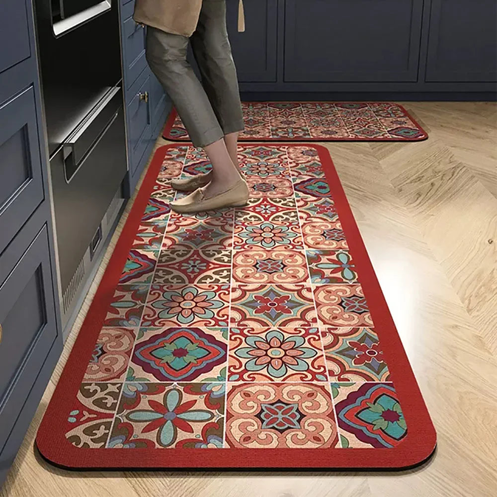 Non-slip Kitchen Carpets for Living Room Long Area Rug Kitchen Floor M0at Carpets Entrance Door Mat Home Decor Alfombra Tapis