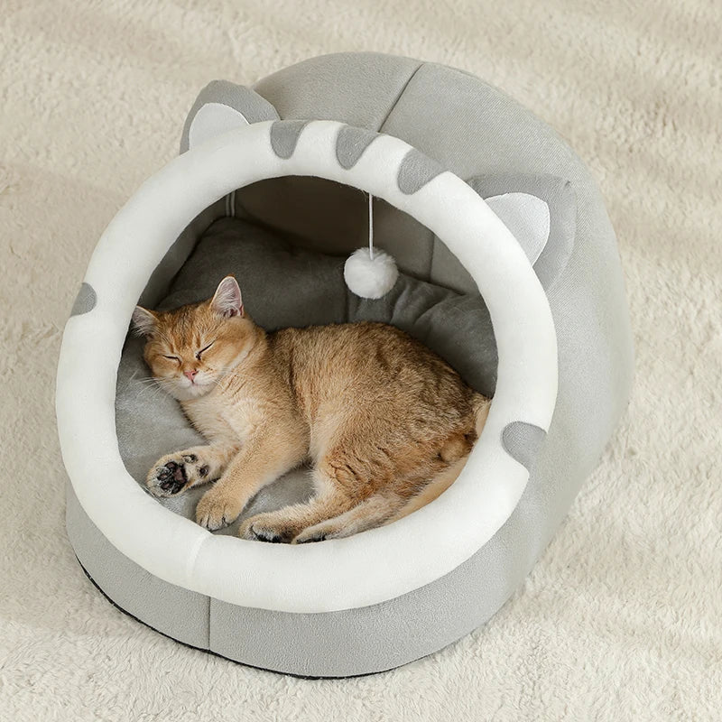 Super cuccia per gatti, cuccia calda per animali domestici, cuccia per gattini, cuccia per gatti, cuccia calda per cani, tenda, tappetino per cani di piccola taglia, forniture per cuccia per gatti