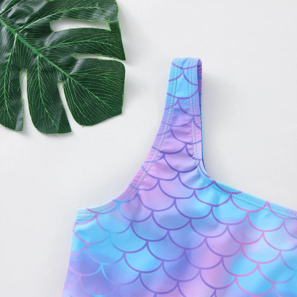 Lilo Stitch Girls Tankini Swimsuits Summer Beach wear Children Kids Wear Bathing Suits Two-pieces Bikini Dresses Fashion