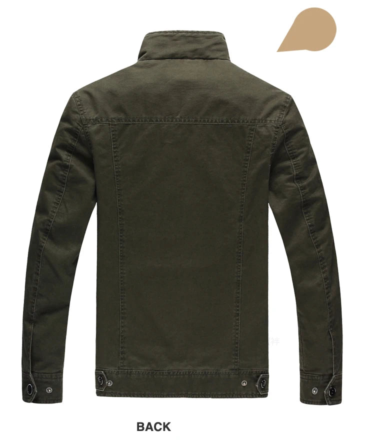 New 2023 Casual Army Military Jacket Men Plus Size M-6XL Jaqueta masculina Air force one Spring & Autumn Cargo Mens Jackets Coat