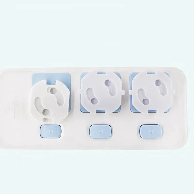 1/10pcs Baby Safety Child Electric Socket Outlet Plug Protection Security Two Phase Safe Lock Cover Kids Sockets Cover Plugs