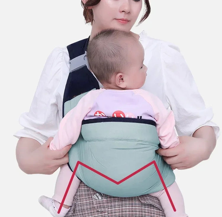 Ergonomic Child Carrier Wrap Multifunctional Baby Carrier Ring Sling for Baby Toddler Carrier Accessories Easy Carrying Artifact