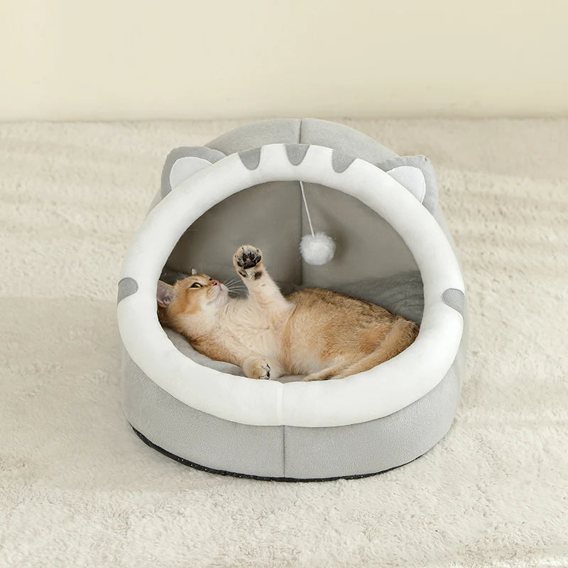 Super cuccia per gatti, cuccia calda per animali domestici, cuccia per gattini, cuccia per gatti, cuccia calda per cani, tenda, tappetino per cani di piccola taglia, forniture per cuccia per gatti