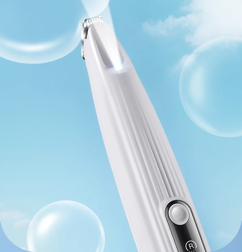 New Dog Paw Trimmer with Led Light Rechargeable Cordless Nail Grinder Shaver for Cats and Other Pets Hair Grooming Tools