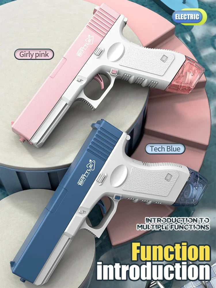 Electric Water Gun Toy Portable Automatic Electric Burst Water Gun Kids Outdoor Water Toys