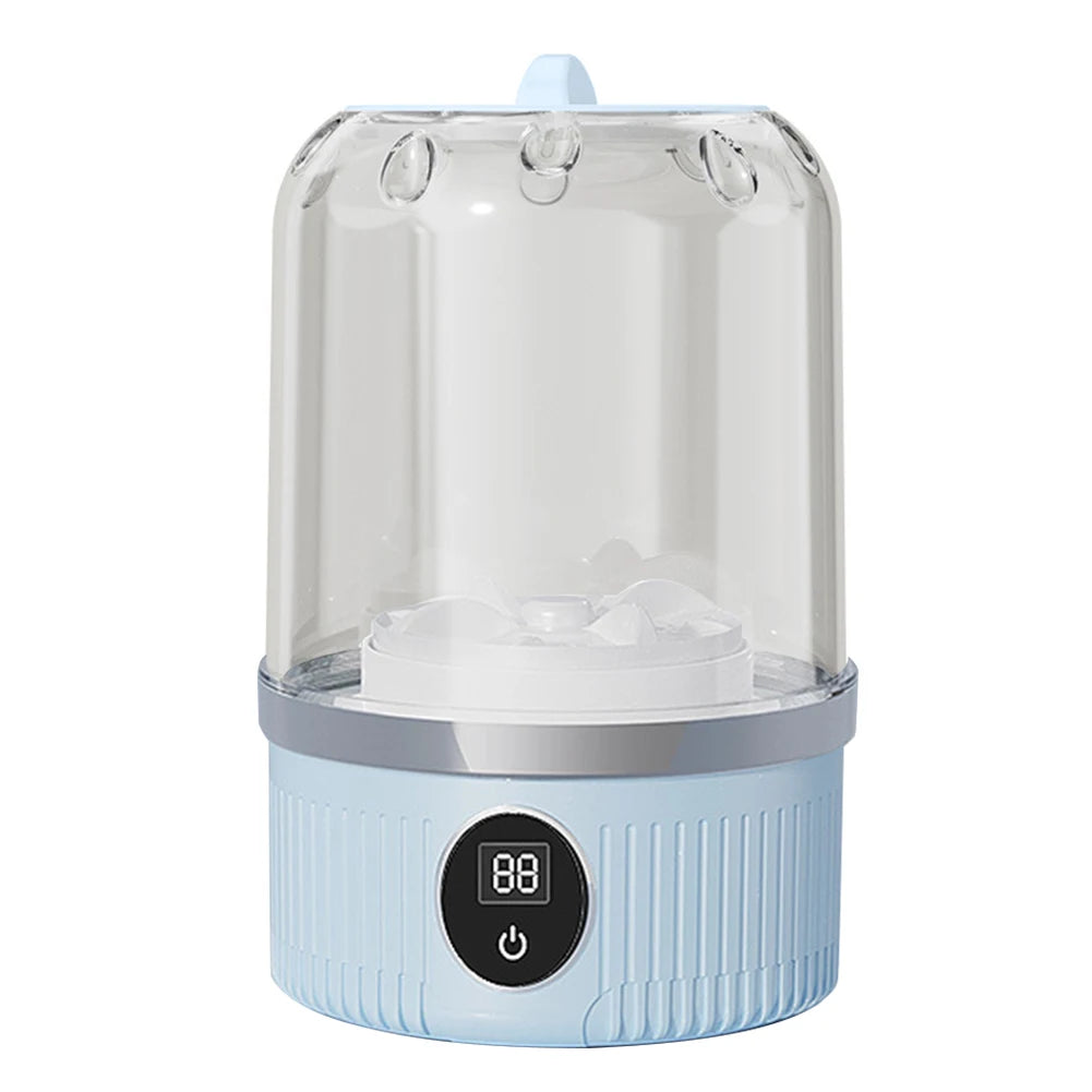 NEW Mini Underwear Washing Machine Fully Automatic Laundry Cup Cordless Portable Underwear Sock Washer Rechargeable for Travel