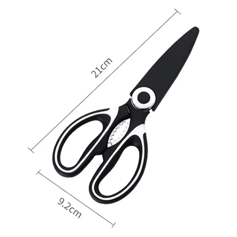 Heavy Duty Kitchen Scissors Multipurpose Dishwasher Safe Meat Poultry and General Purpose Scissors Stainless Steel Utility Tools