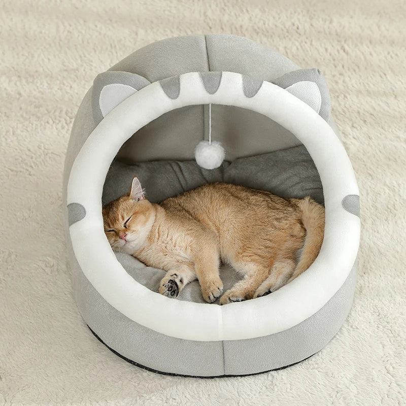 Super cuccia per gatti, cuccia calda per animali domestici, cuccia per gattini, cuccia per gatti, cuccia calda per cani, tenda, tappetino per cani di piccola taglia, forniture per cuccia per gatti
