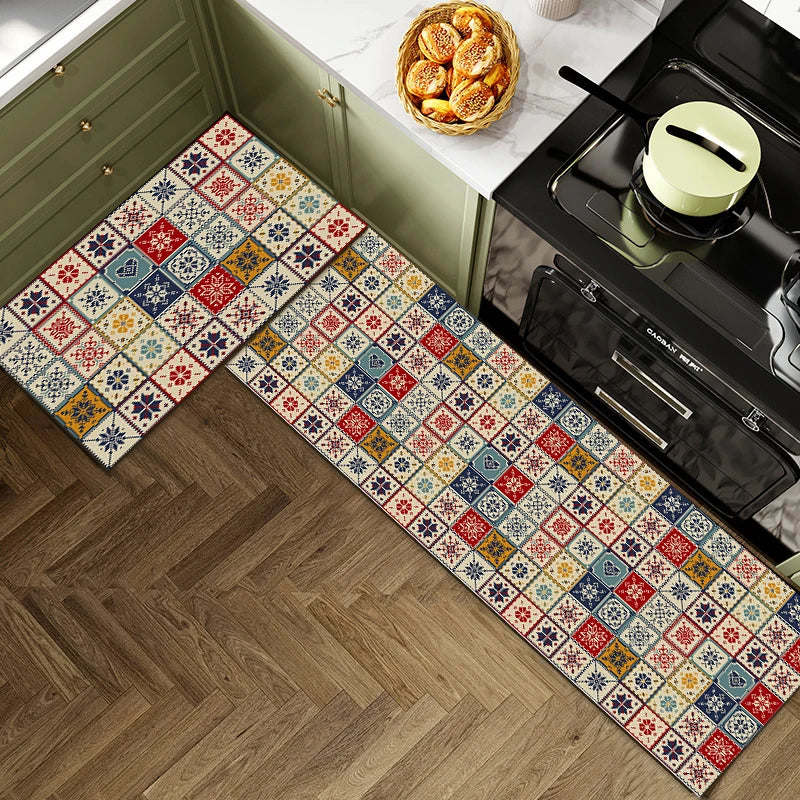 Non-slip Kitchen Carpets for Living Room Long Area Rug Kitchen Floor M0at Carpets Entrance Door Mat Home Decor Alfombra Tapis