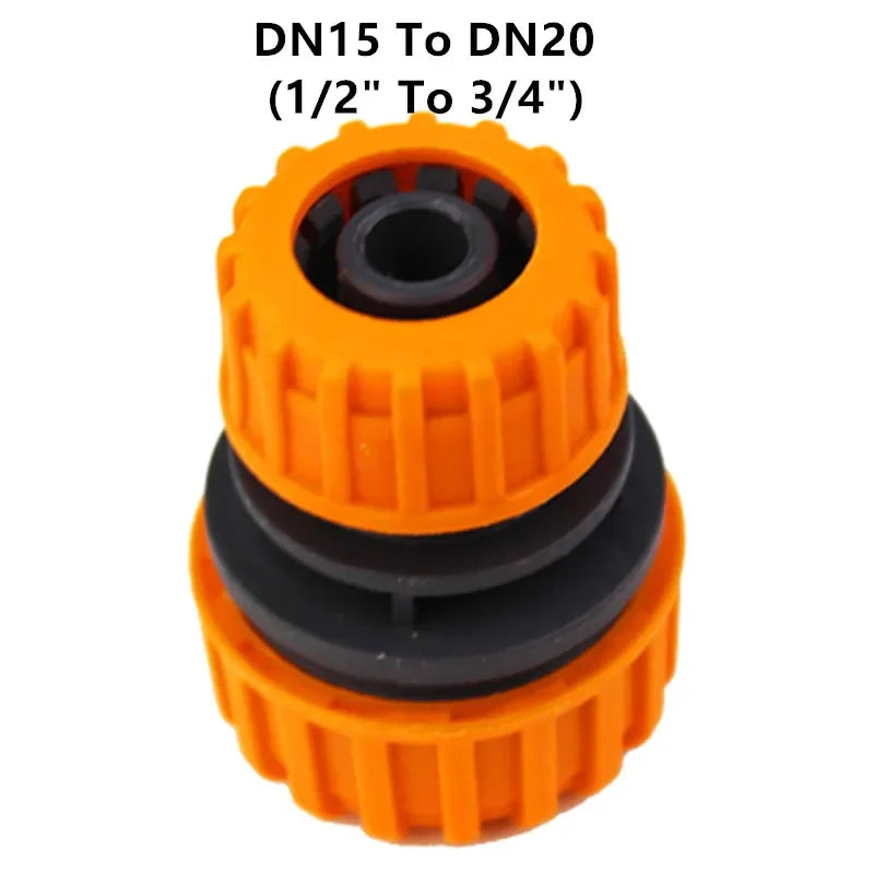 Garden Hose Connector 1/2" 3/4" 1" Inch Pipe Coupler Stop Water Connector 12mm 19mm 25mm Hose bore Repair Joint Irrigation