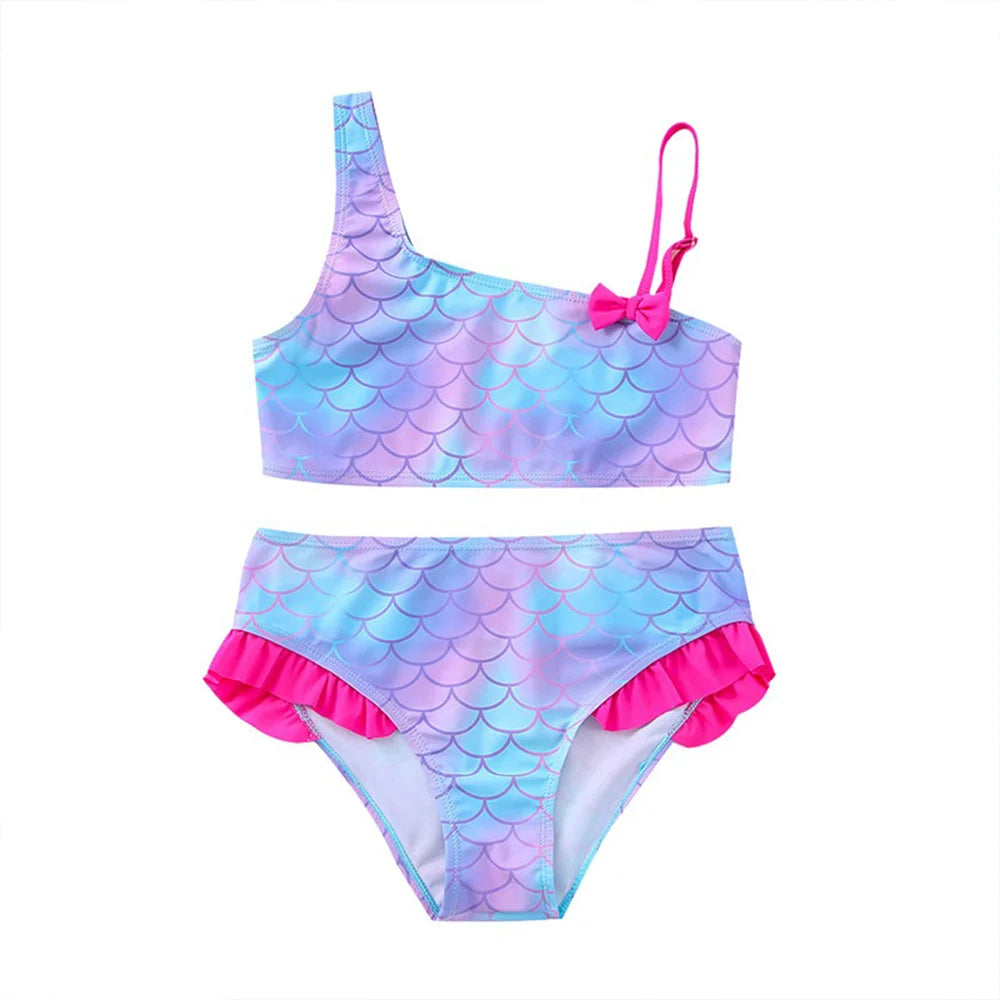 Lilo Stitch Girls Tankini Swimsuits Summer Beach wear Children Kids Wear Bathing Suits Two-pieces Bikini Dresses Fashion