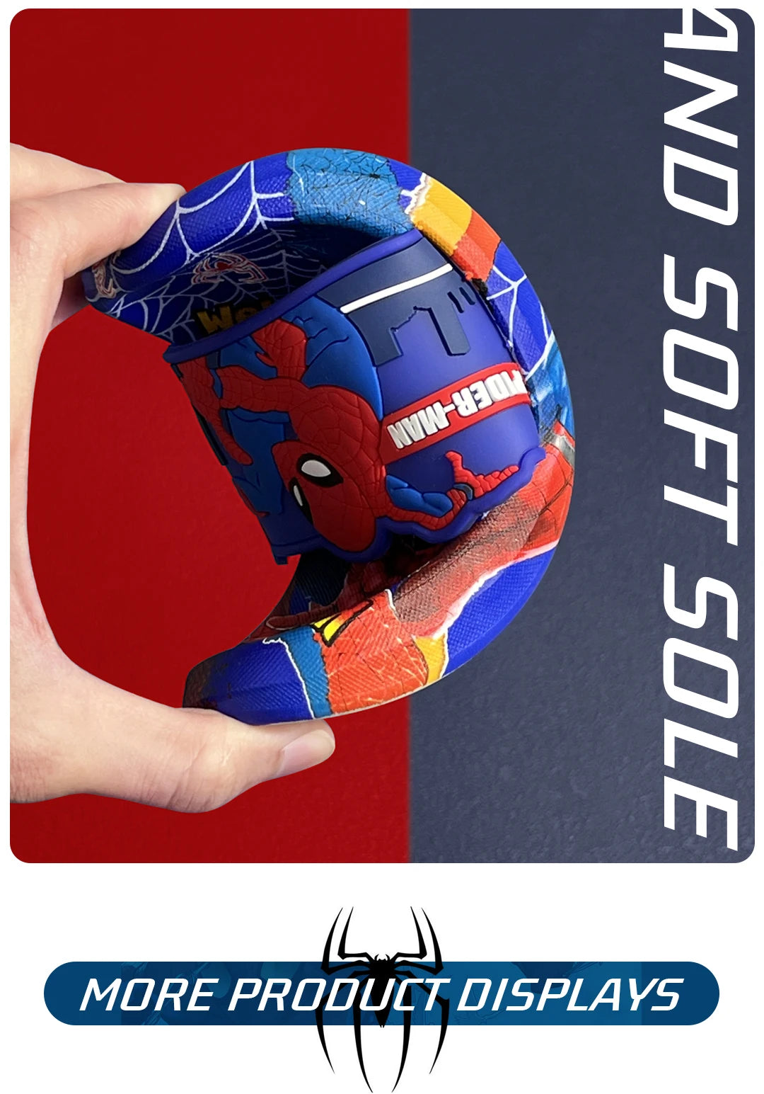 Cartoon Anime Children's Toddler Slippers Superhero Pattern Open Toe Sandals For Boys And Girls Slides