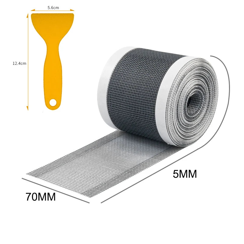 10/5m Cutable Shower Drain Hair Catcher Self-Adhesive Floor Drain Stickers Disposable Mesh Sink Strainer Filter For Bathroom