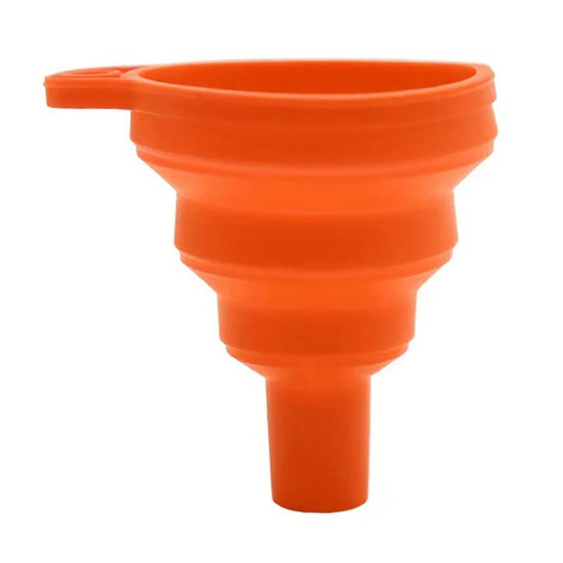 Kitchen Funnel Set Gadget Accessories Foldable Silicone Foldable Funnel for Filling Water Bottles With Liquid Transfer