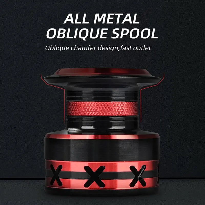 New MEREDITH Fishing Reel Spinning Reel 2000-4000 Metal Spare Spool Saltwater Reel Fishing Accessories Carp Reel Fishing Tools