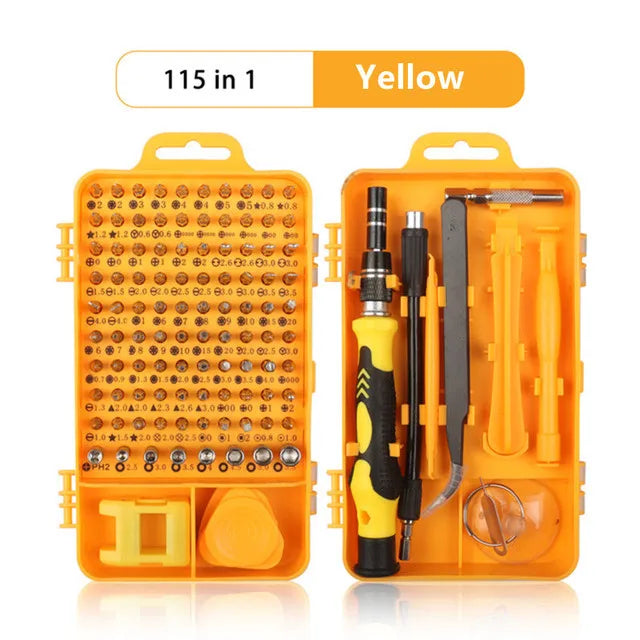 Screwdriver Set Magnetic Torx Phillips Screw Bit Kit WOZOBUY With Electrical Driver Remover Wrench Repair Phone PC Tools