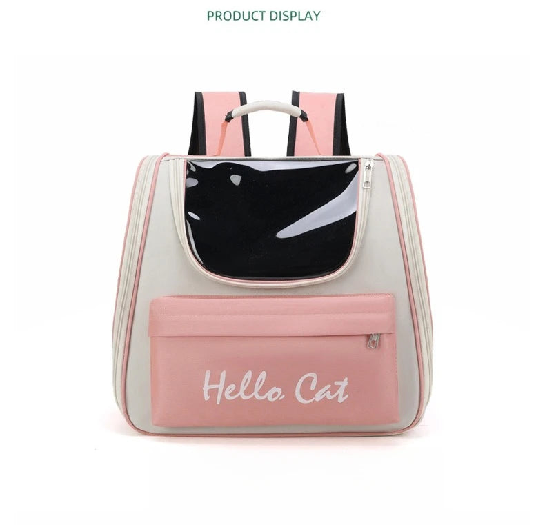 Cat Carrier Bags Windproof Outdoor Travel Backpack for Cat Small Dogs Transport Carrying Bag Cat Backpack Carriers With Cushion